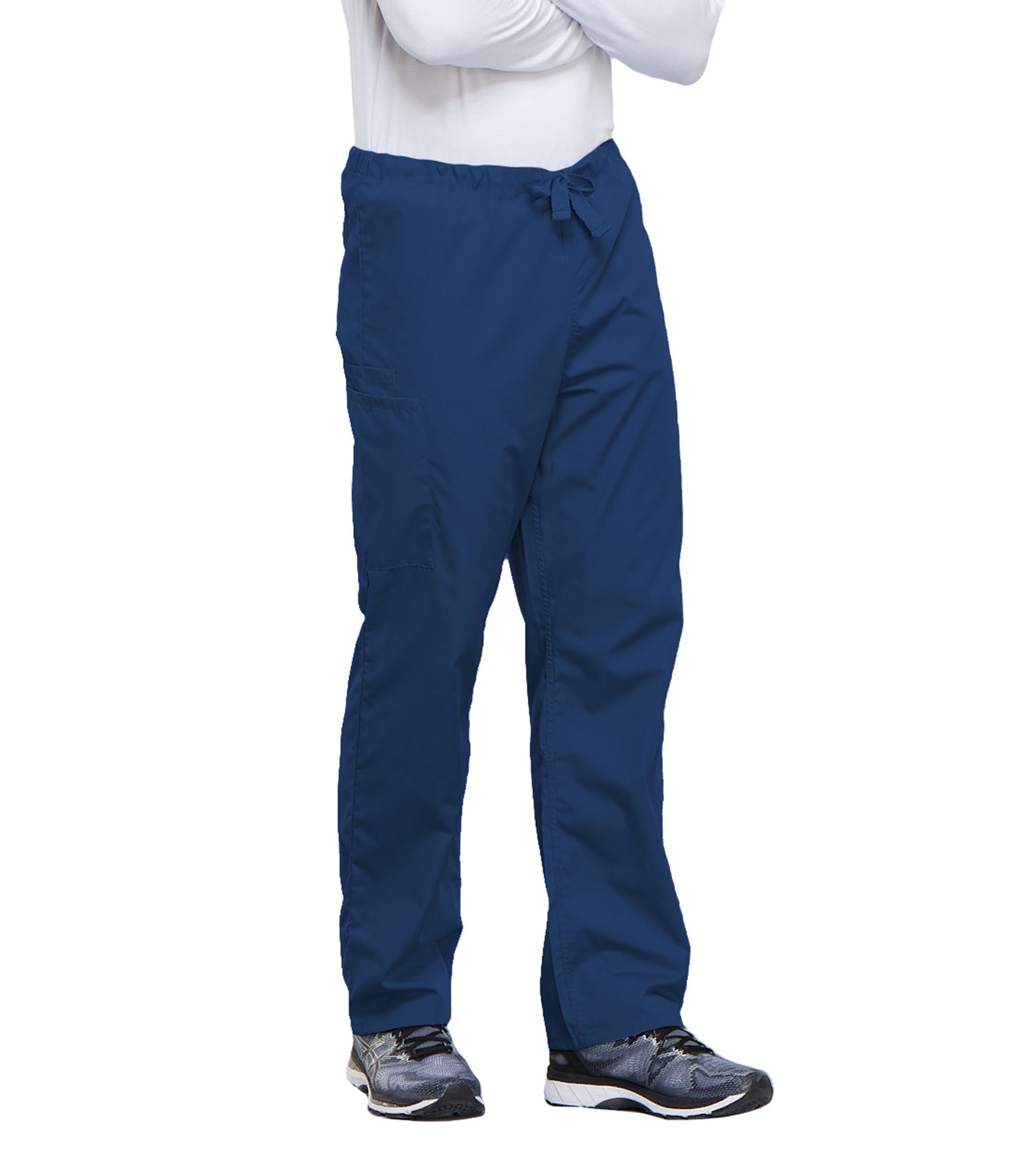 Workwear Originals 4100 Unisex Unisex Drawstring Cargo Scrub Pants Galaxy Blue