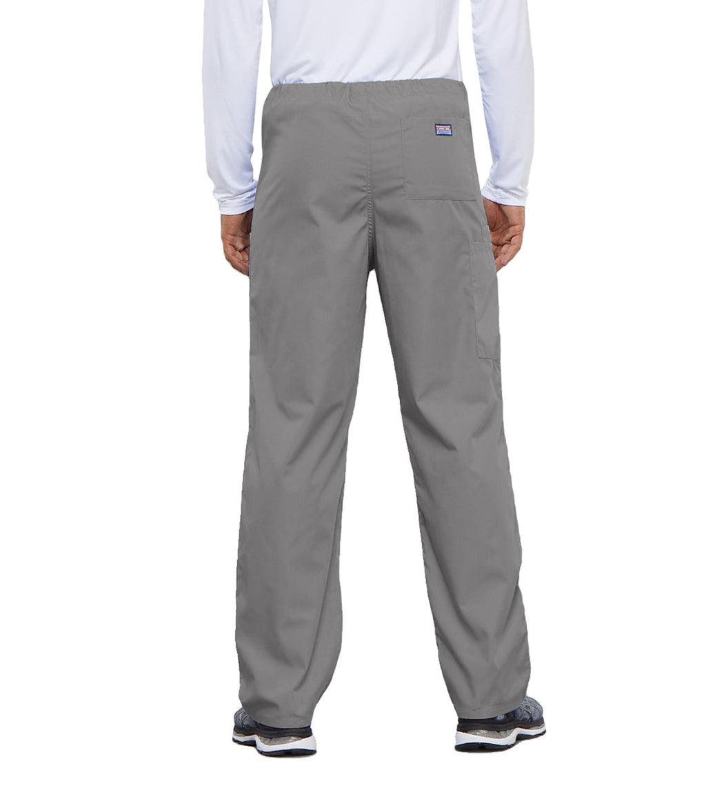 Workwear Originals 4100 Unisex Unisex Drawstring Cargo Scrub Pants Grey