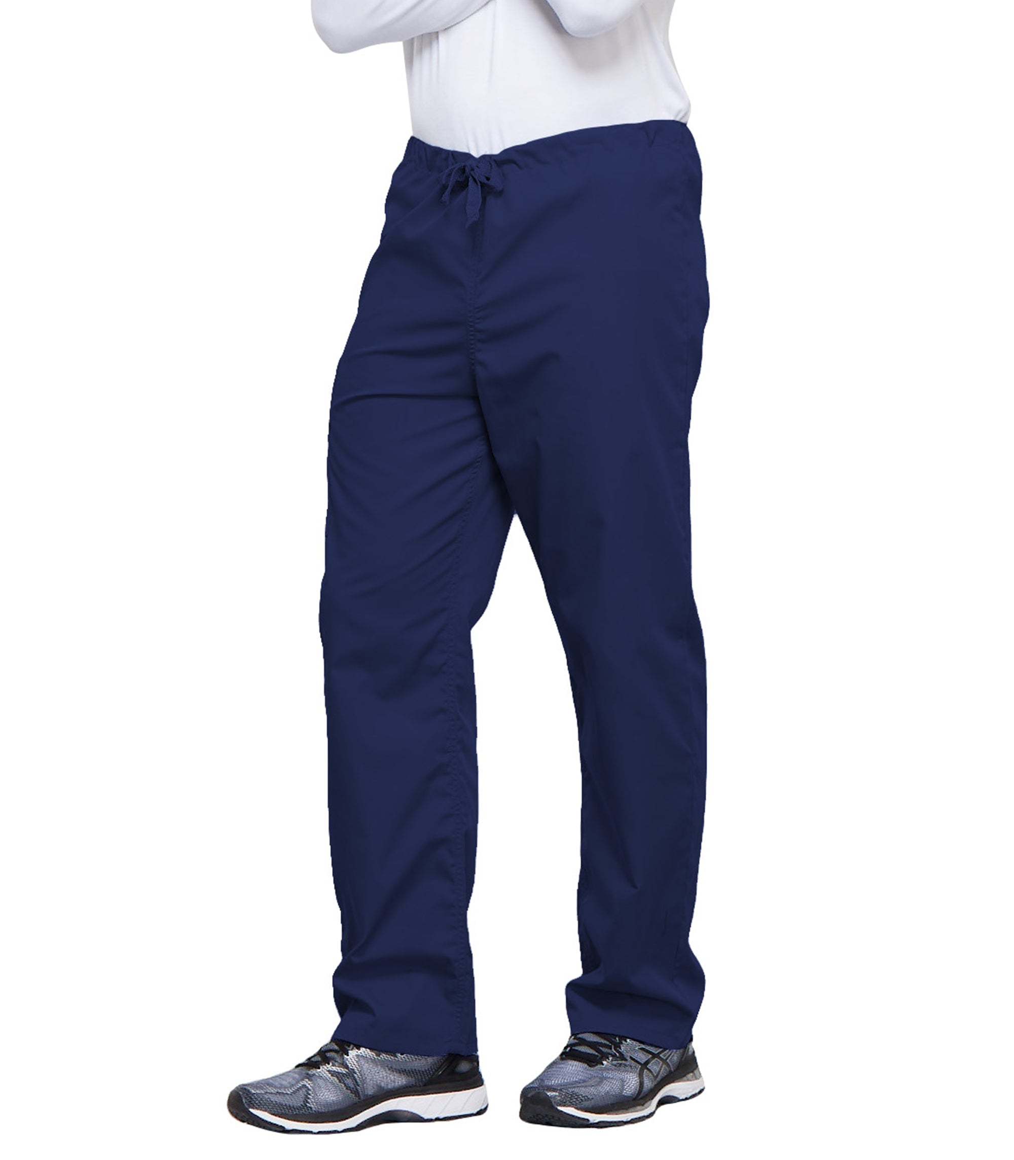 Workwear Originals 4100 Unisex Unisex Drawstring Cargo Scrub Pants Navy