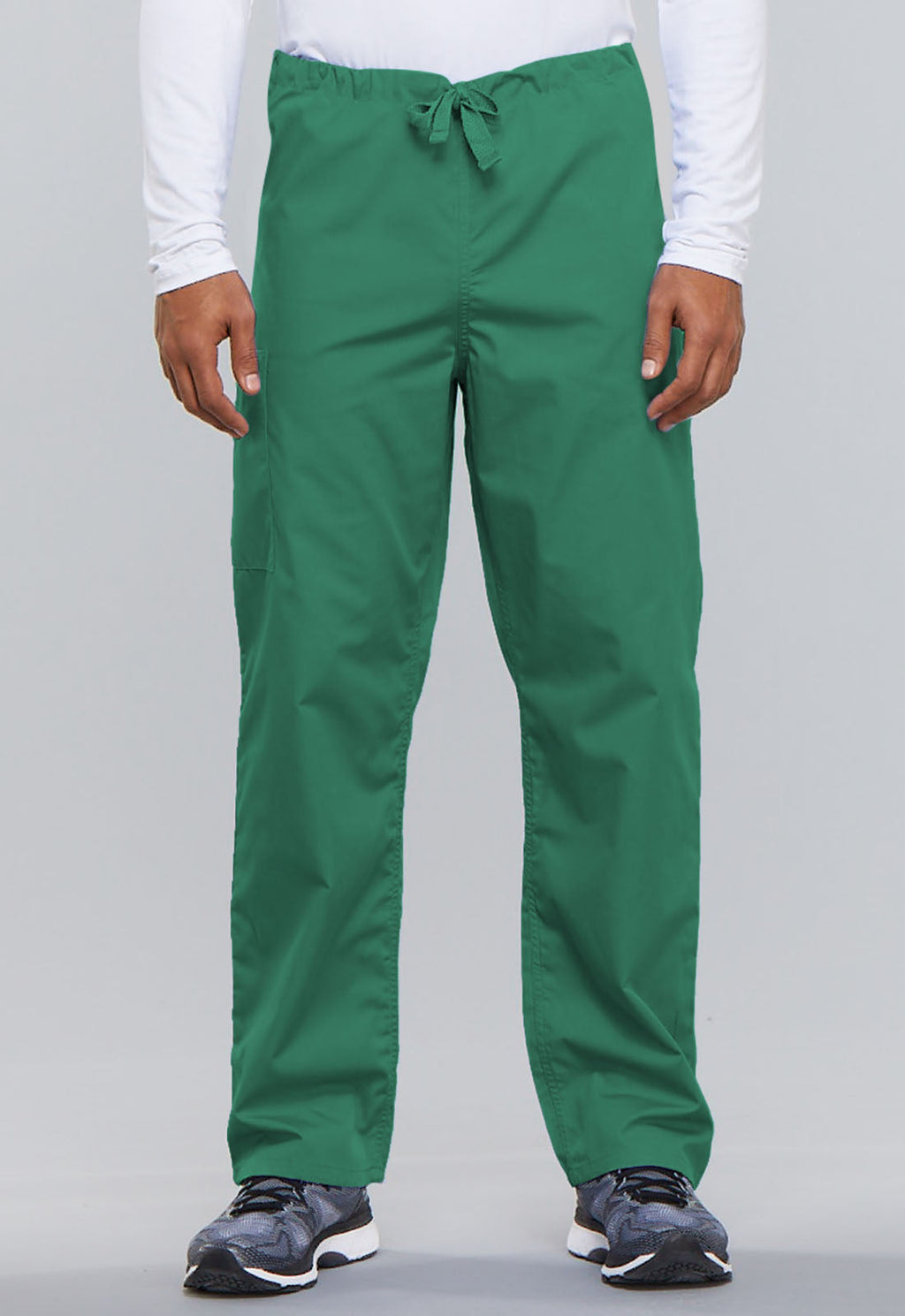 Workwear Originals 4100 Unisex Unisex Drawstring Cargo Scrub Pants Surgical Green
