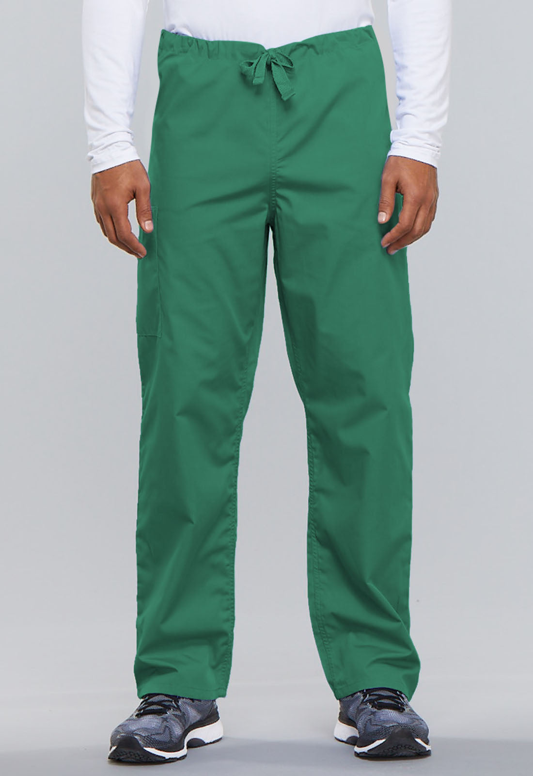 Workwear Originals 4100 Unisex Unisex Drawstring Cargo Scrub Pants Surgical Green