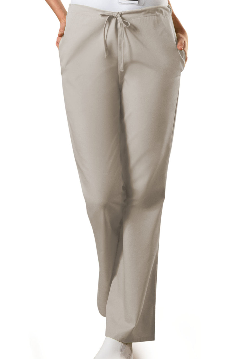 Originals 4101 Natural Rise Flare Leg Drawstring Pants Khaki