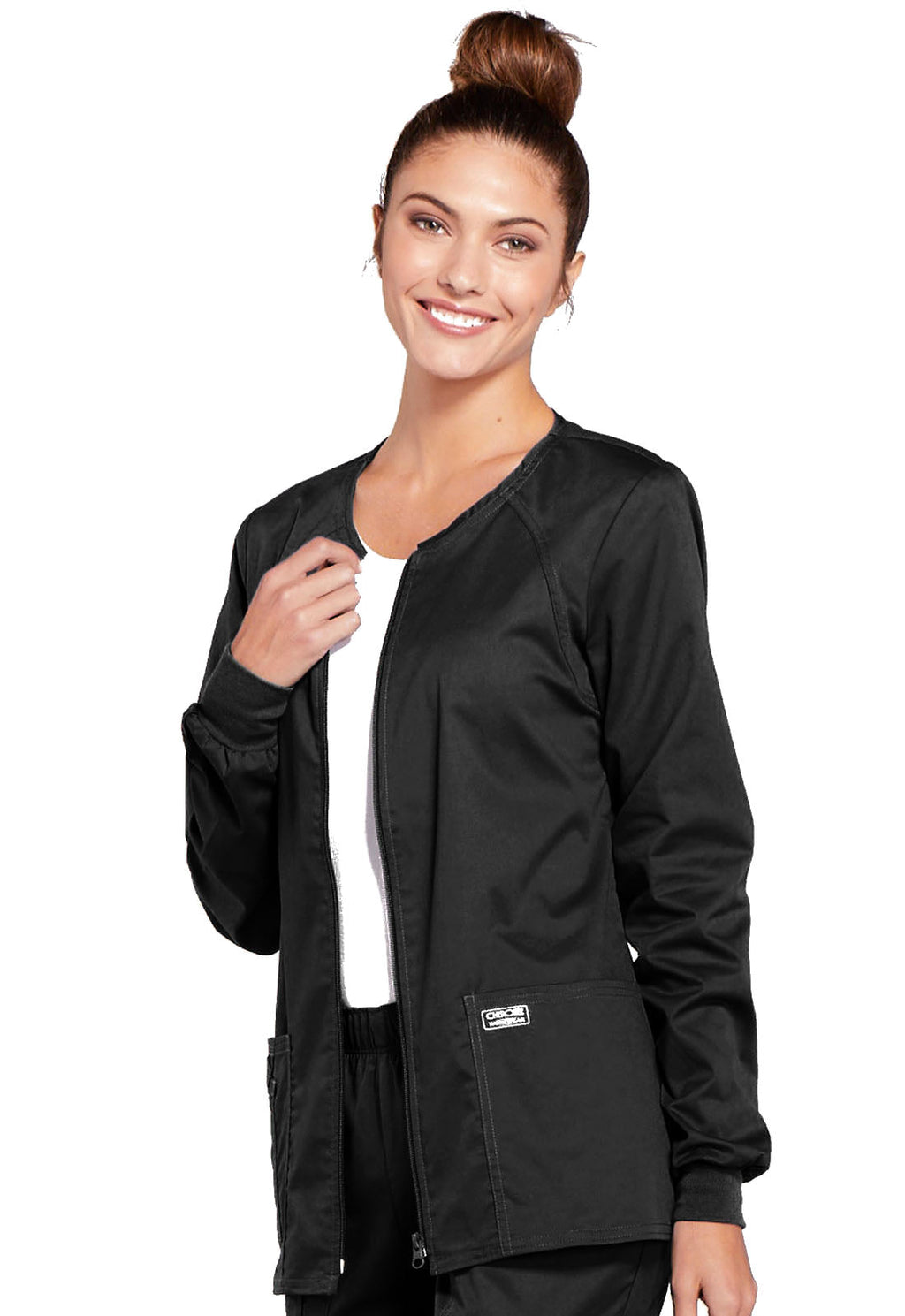 Core Stretch 4315 Zip Front Jacket Black