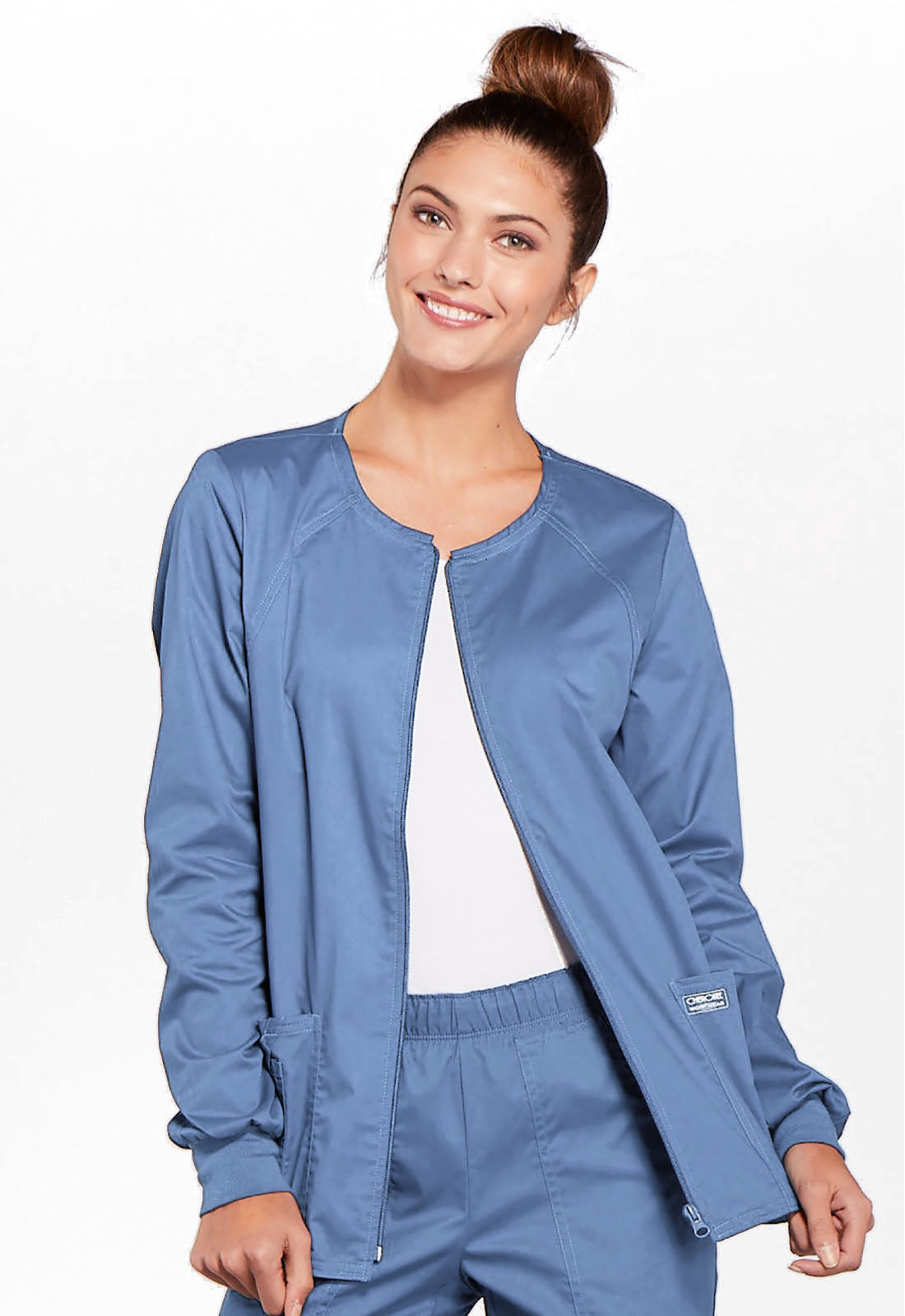 Core Stretch 4315 Zip Front Jacket Ciel