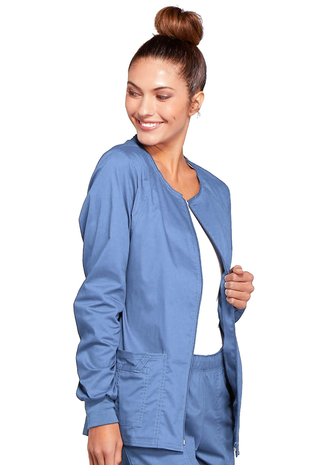Core Stretch 4315 Zip Front Jacket Ciel
