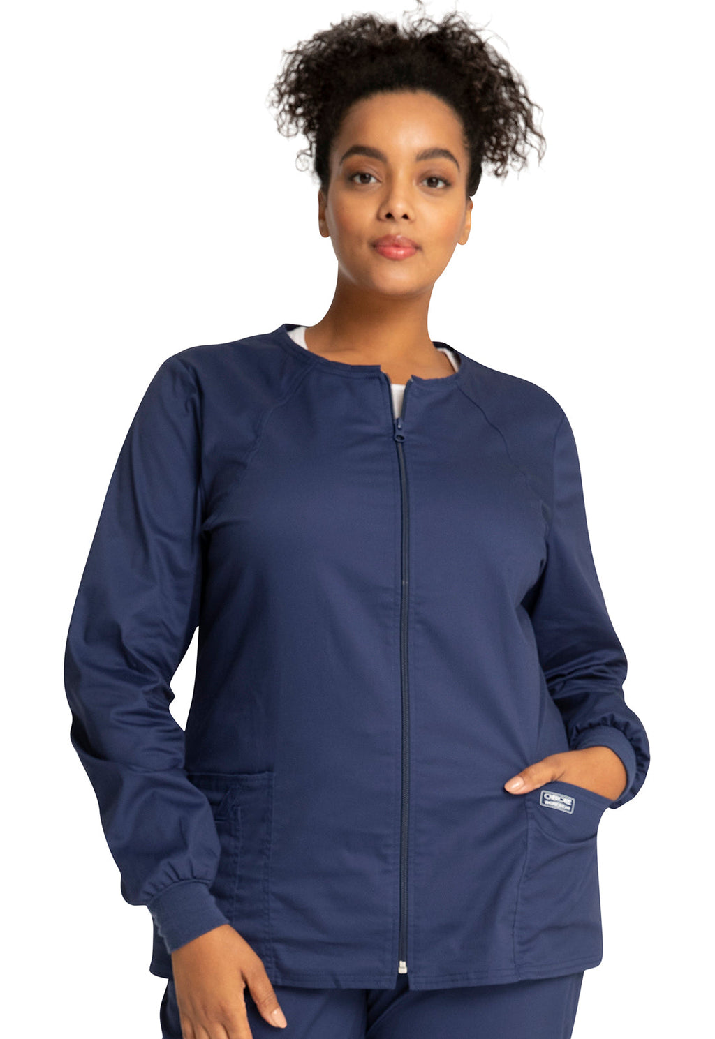Core Stretch 4315 Zip Front Jacket Navy