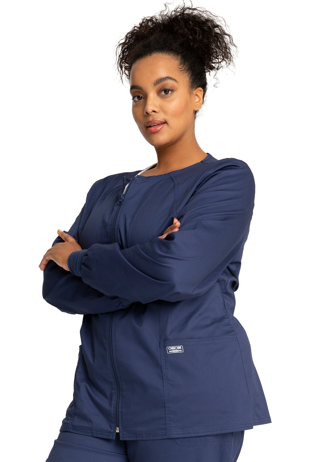 Core Stretch 4315 Zip Front Jacket Navy