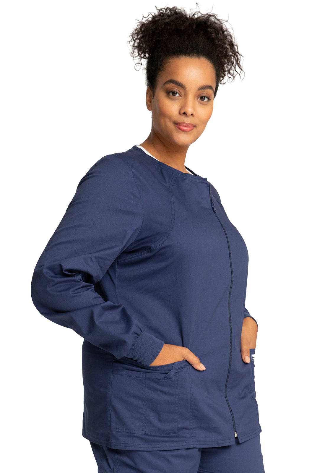 Core Stretch 4315 Zip Front Jacket Navy