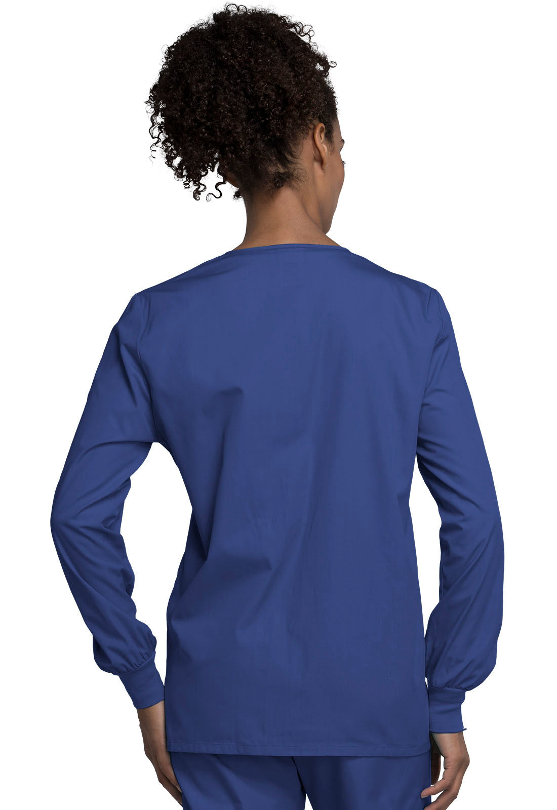Workwear Originals 4350 Women's Snap Front Warm-Up Jacket Galaxy Blue
