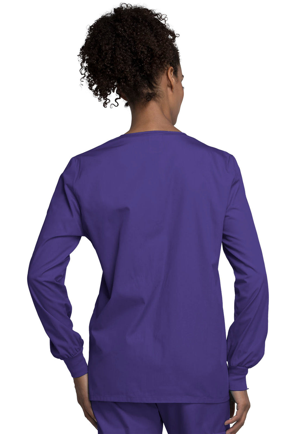 Workwear Originals 4350 Women's Snap Front Warm-Up Jacket Grape