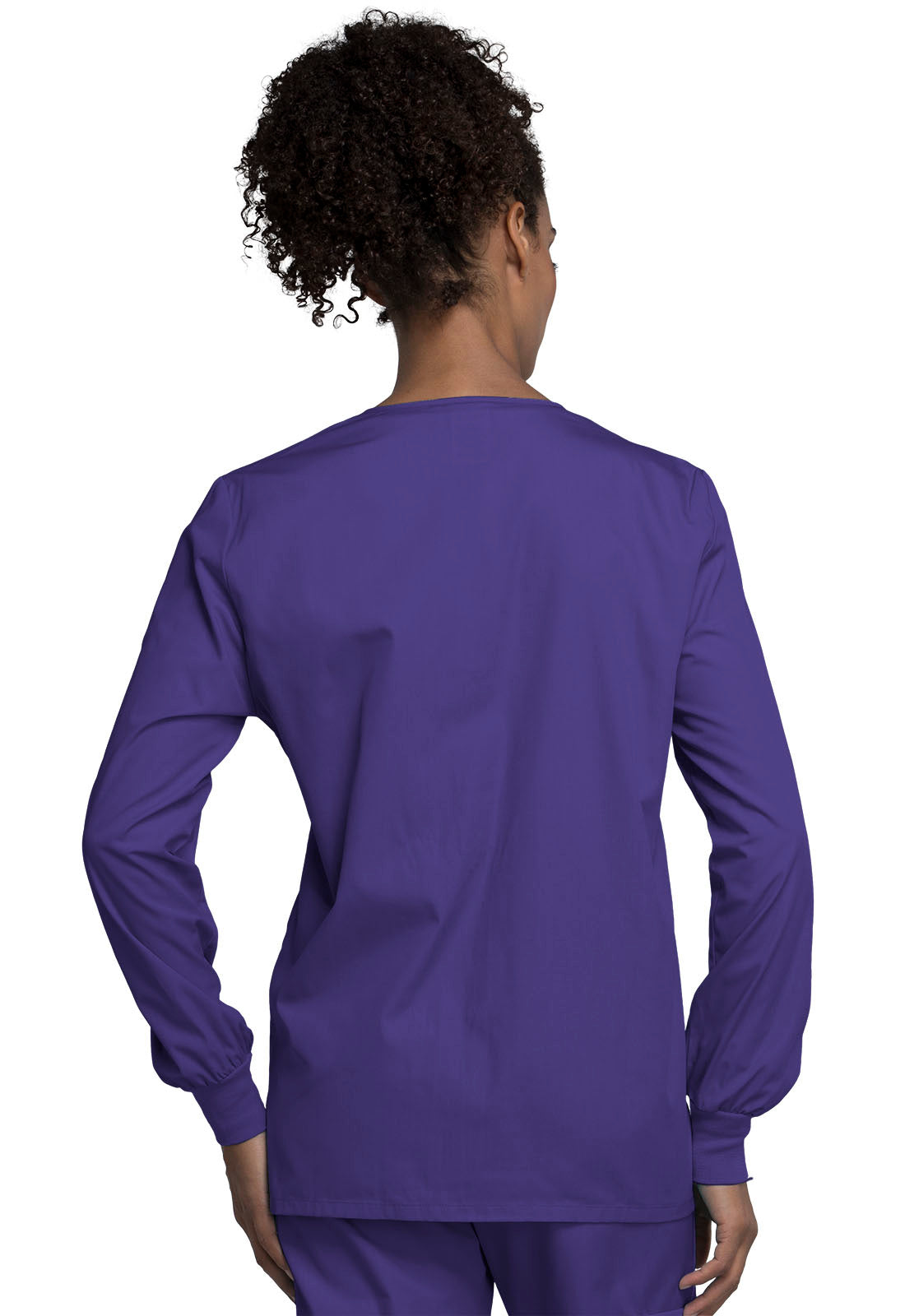 Workwear Originals 4350 Women's Snap Front Warm-Up Jacket Grape