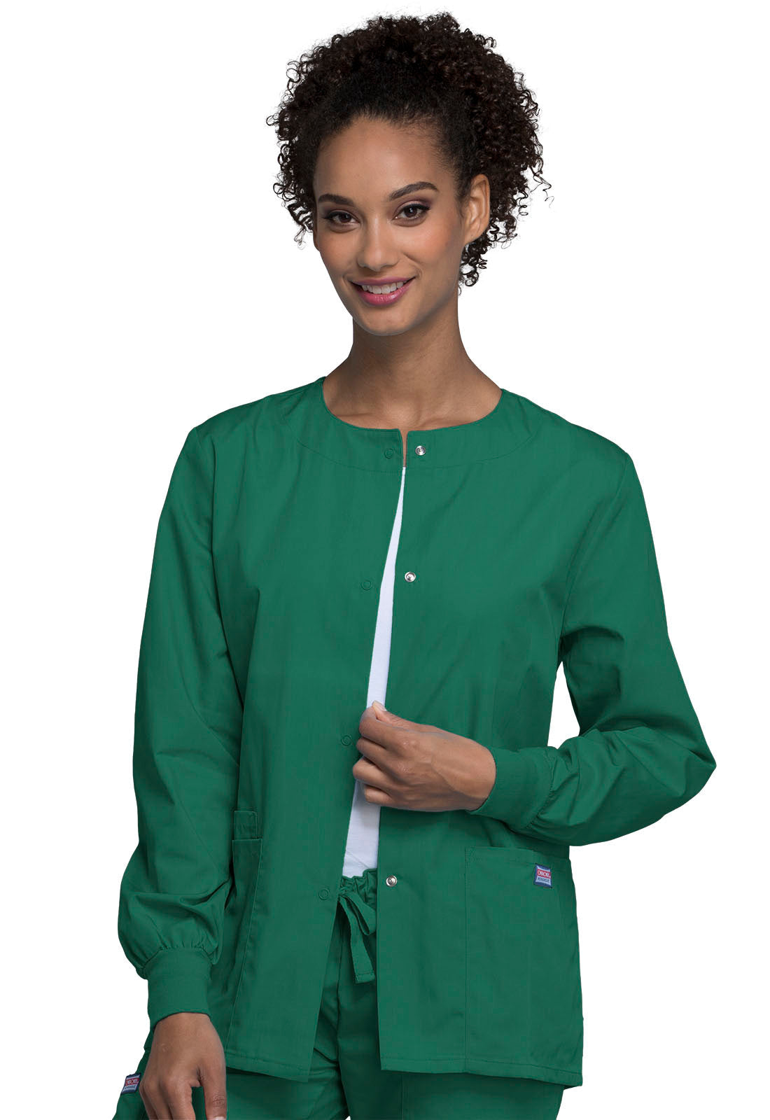 Originals 4350 Snap Front Warm-Up Jacket Hunter Green