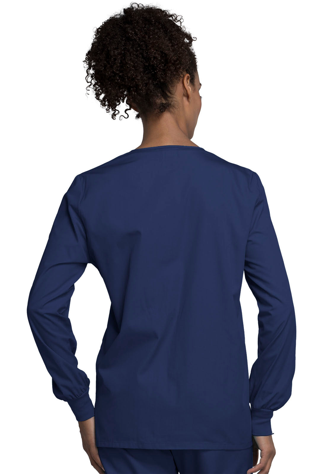 Workwear Originals 4350 Women's Snap Front Warm-Up Jacket Navy