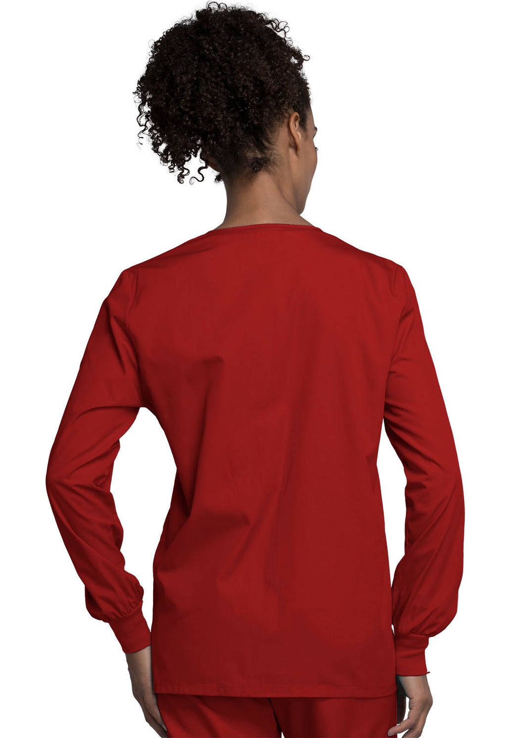 Workwear Originals 4350 Women's Snap Front Warm-Up Jacket Red