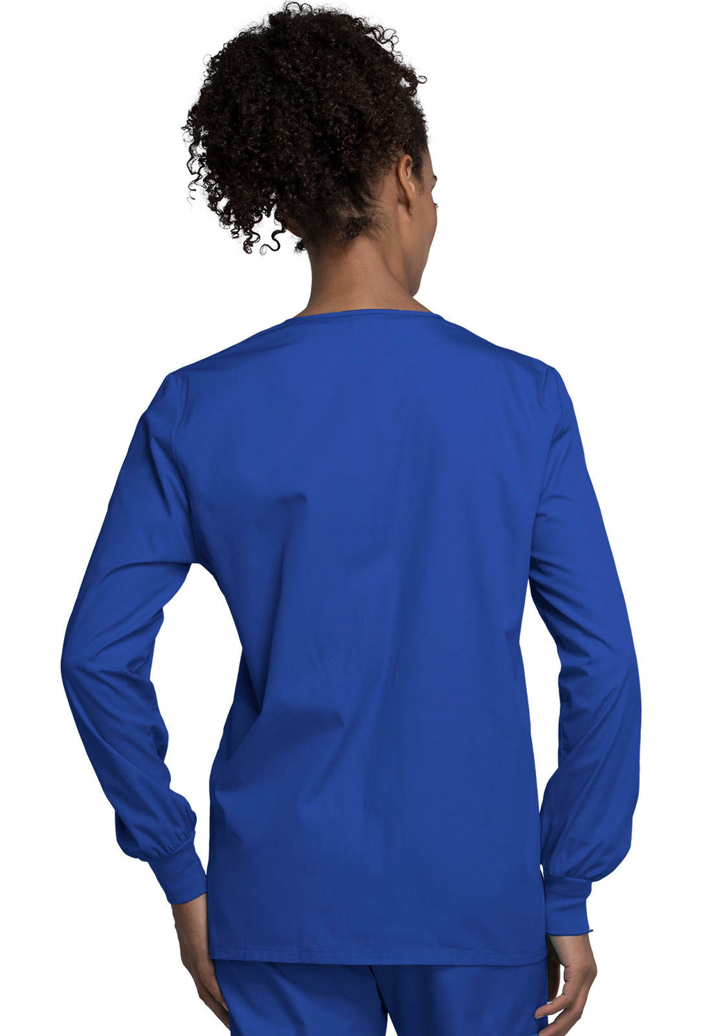 Workwear Originals 4350 Women's Snap Front Warm-Up Jacket Royal