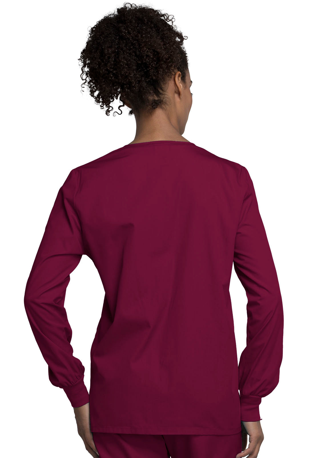 Workwear Originals 4350 Women's Snap Front Warm-Up Jacket Wine