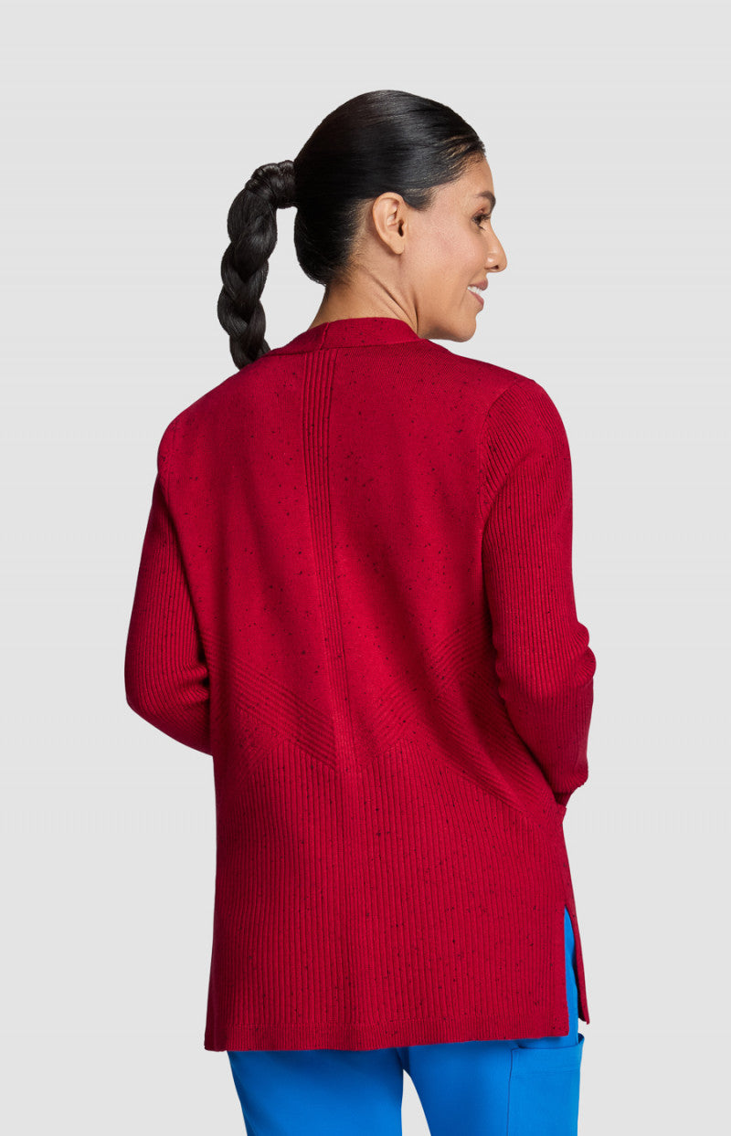Essentials 463 Kori Sweater Ruby / Black Speckles