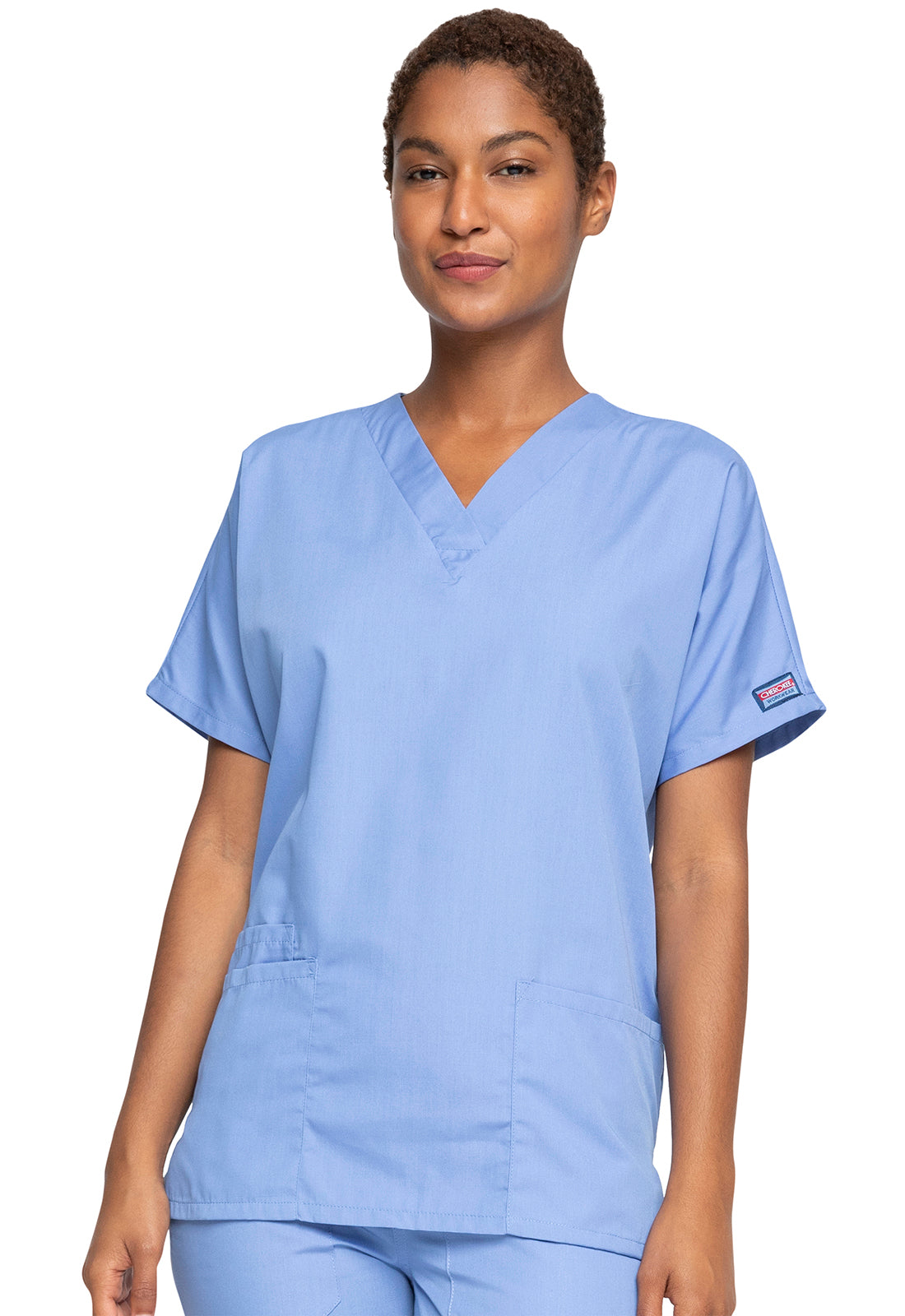 Workwear Originals 4700 Women's V-Neck Scrub Top Ciel