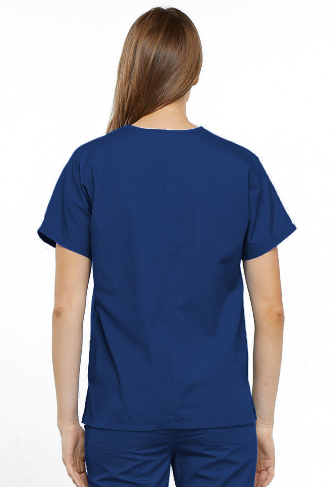 Workwear Originals 4700 Women's V-Neck Scrub Top Galaxy Blue