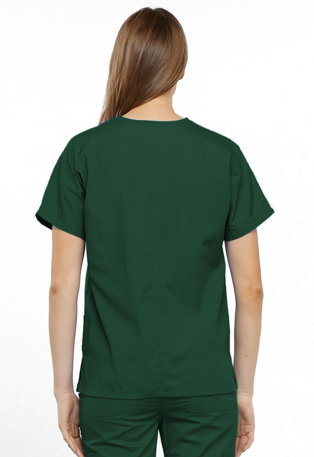 Workwear Originals 4700 Women's V-Neck Scrub Top Hunter Green