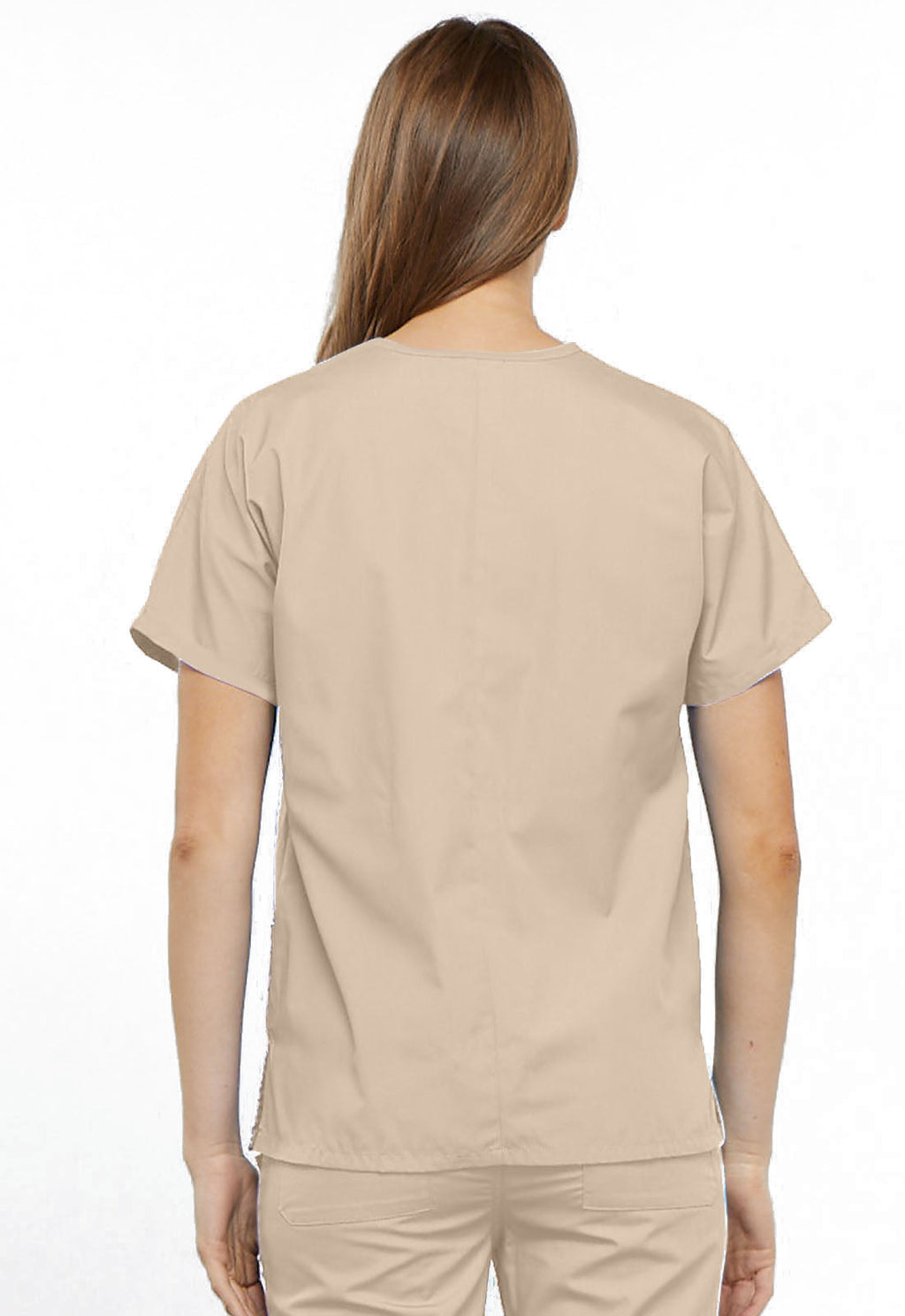 Workwear Originals 4700 Women's V-Neck Scrub Top Khaki