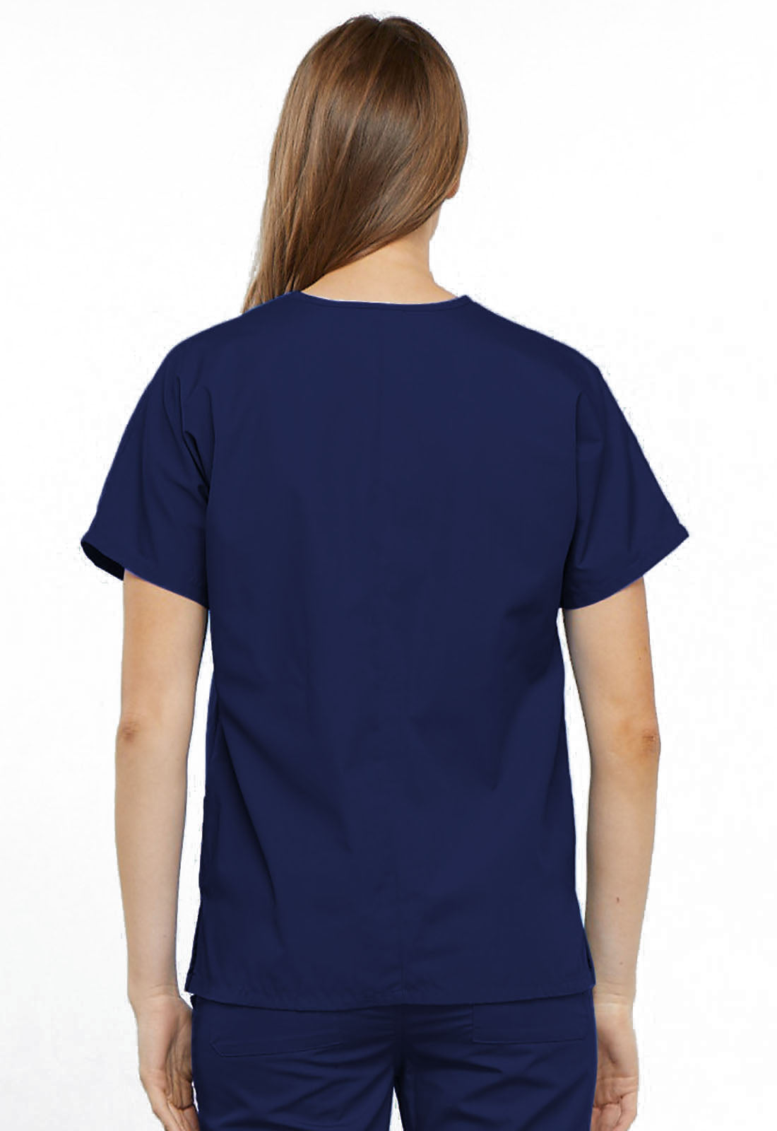 Workwear Originals 4700 Women's V-Neck Scrub Top Navy