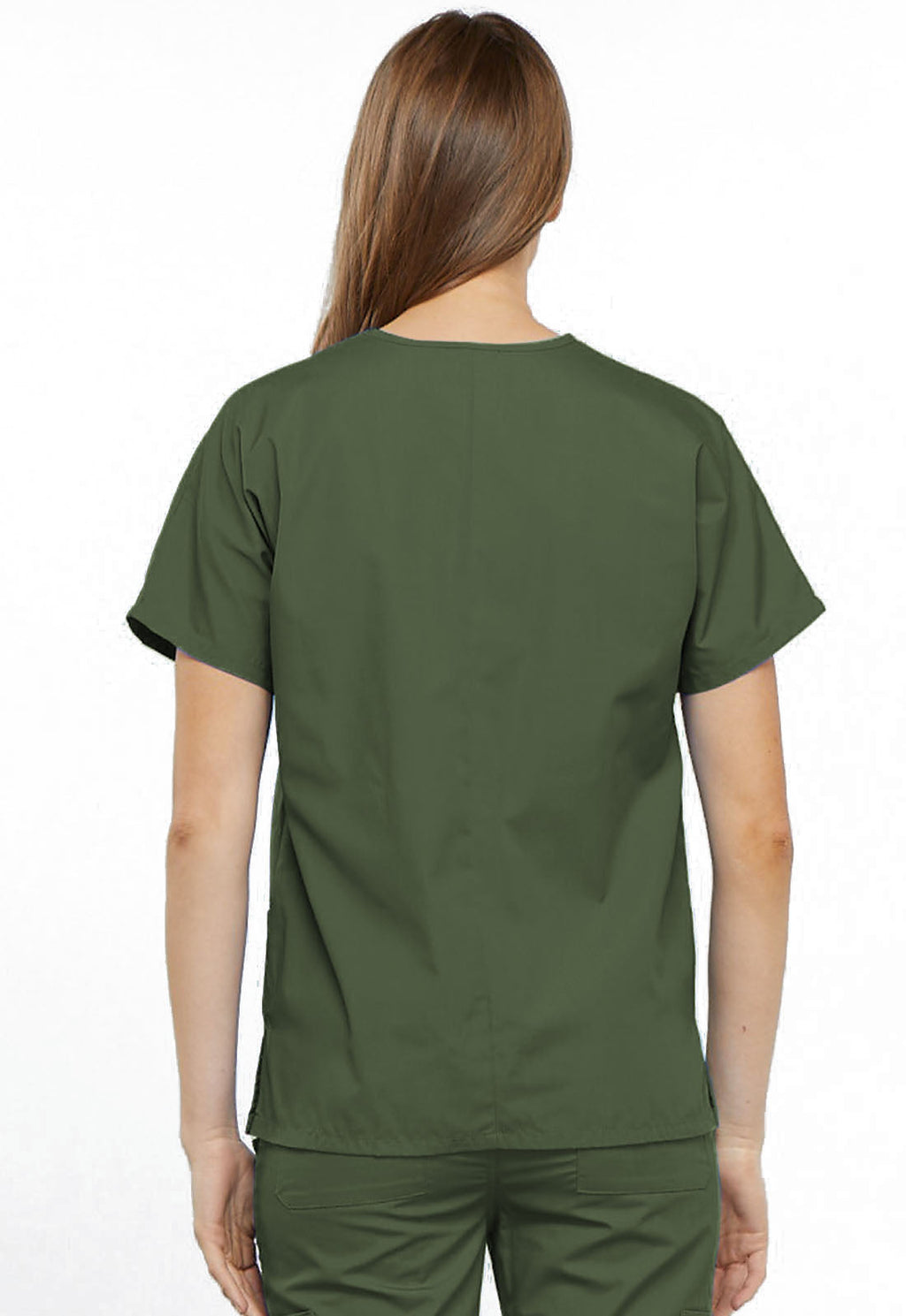 Workwear Originals 4700 Women's V-Neck Scrub Top Olive