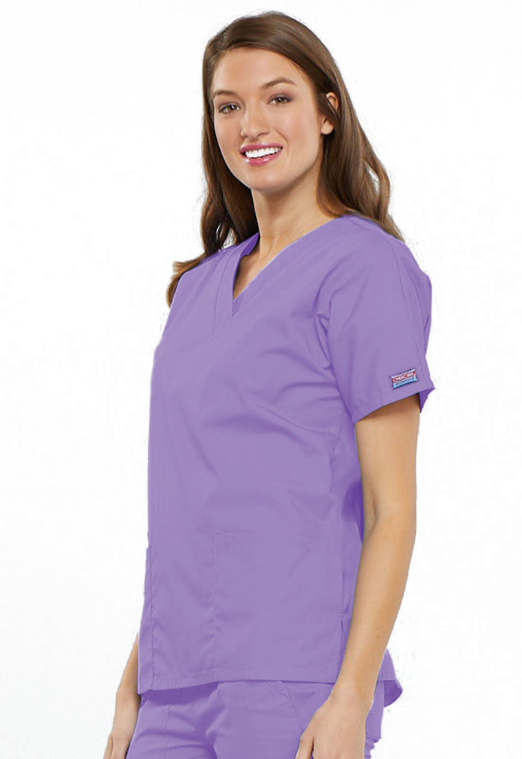 Workwear Originals 4700 Women's V-Neck Scrub Top Orchid