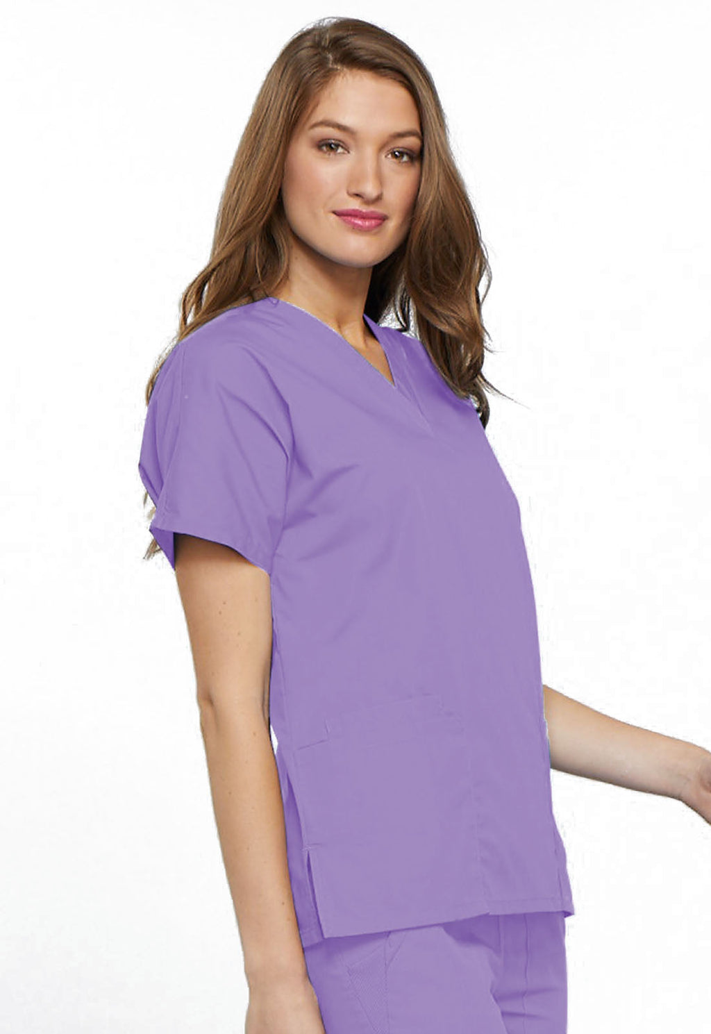 Workwear Originals 4700 Women's V-Neck Scrub Top Orchid