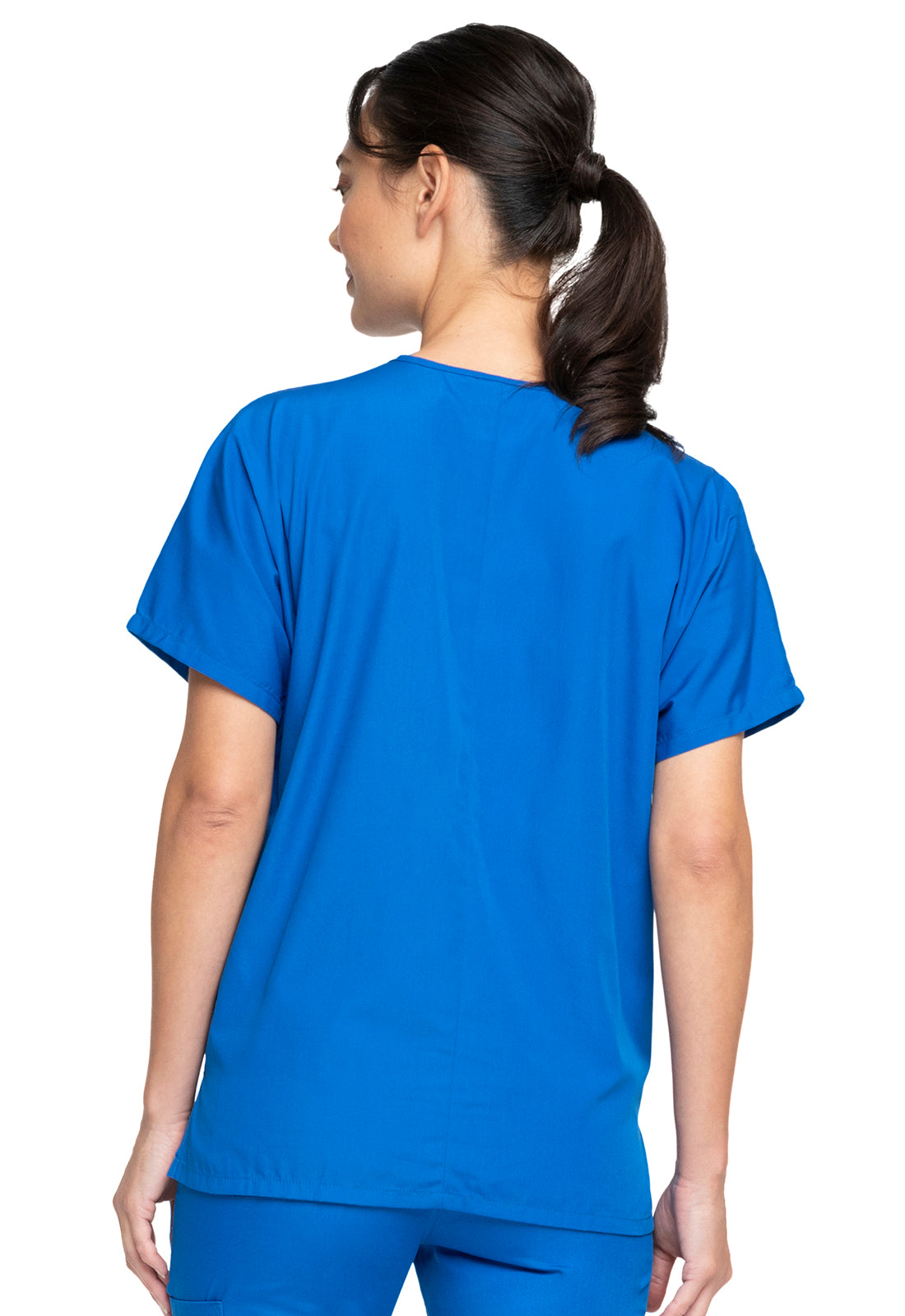 Workwear Originals 4700 Women's V-Neck Scrub Top Royal