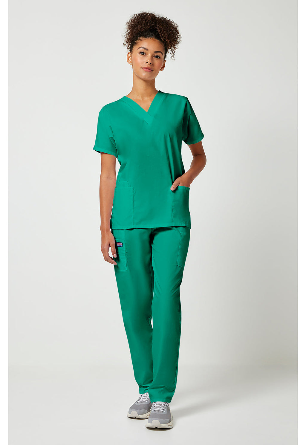 Workwear Originals 4700 Women's V-Neck Scrub Top Surgical Green