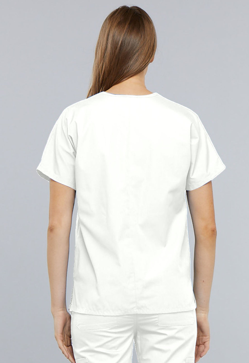 Workwear Originals 4700 Women's V-Neck Scrub Top White