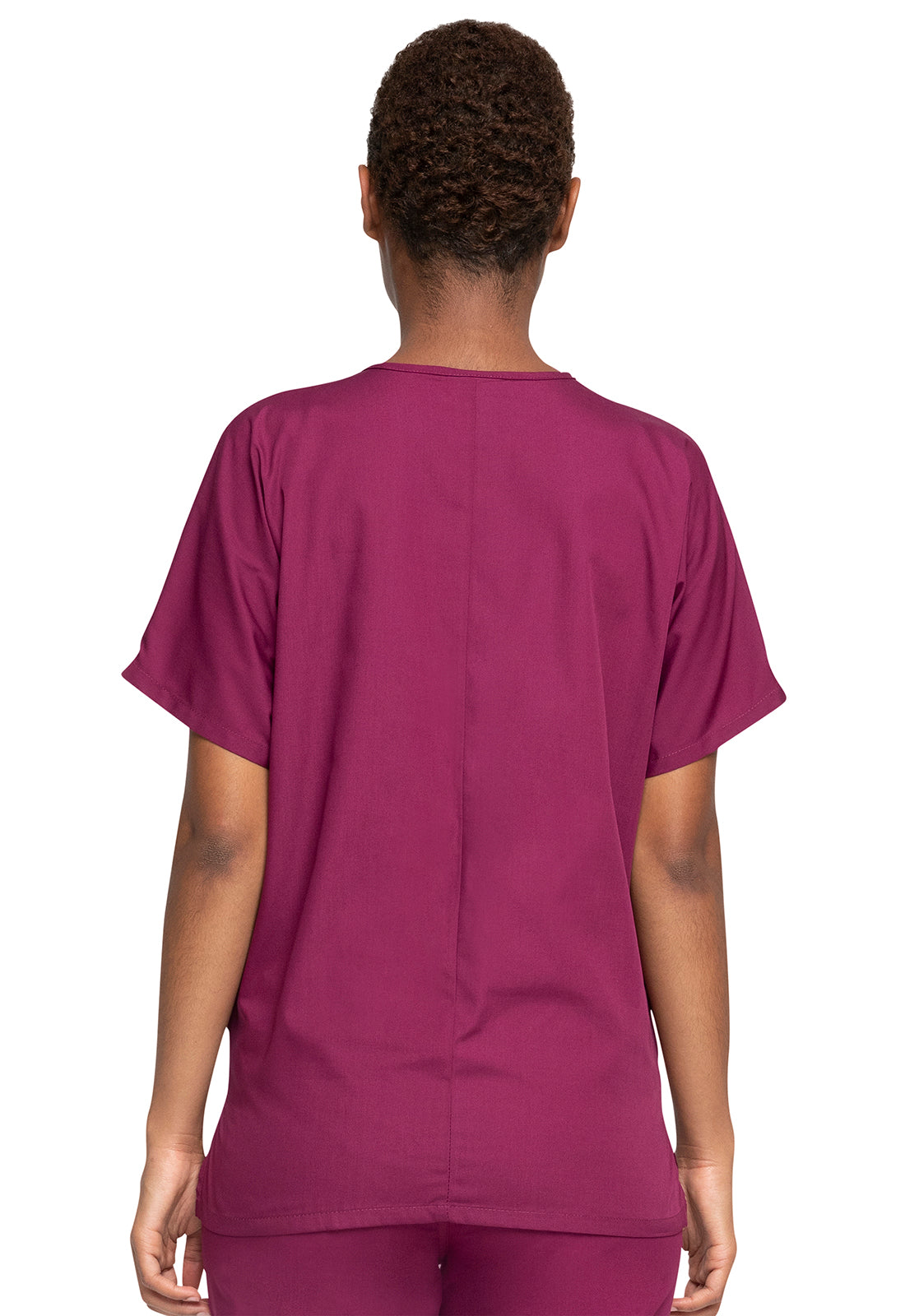 Workwear Originals 4700 Women's V-Neck Scrub Top Wine