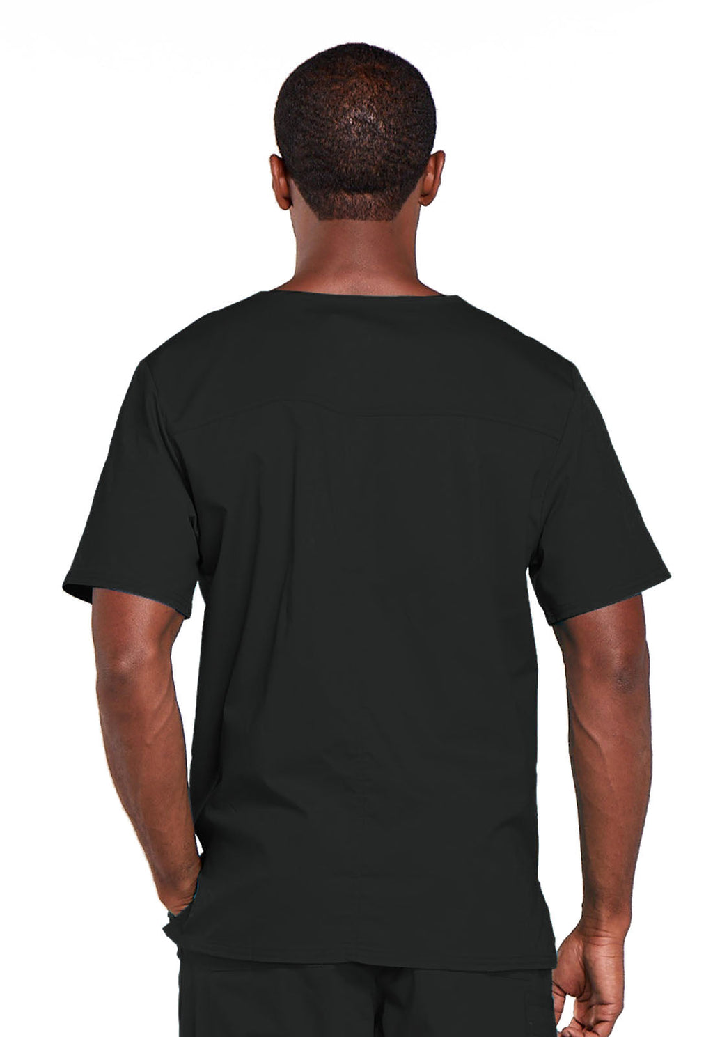 Workwear Core Stretch 4725 Unisex Unisex V-Neck Scrub Top Black