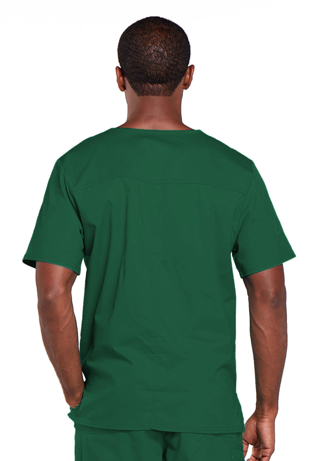 Workwear Core Stretch 4725 Unisex Unisex V-Neck Scrub Top Hunter Green