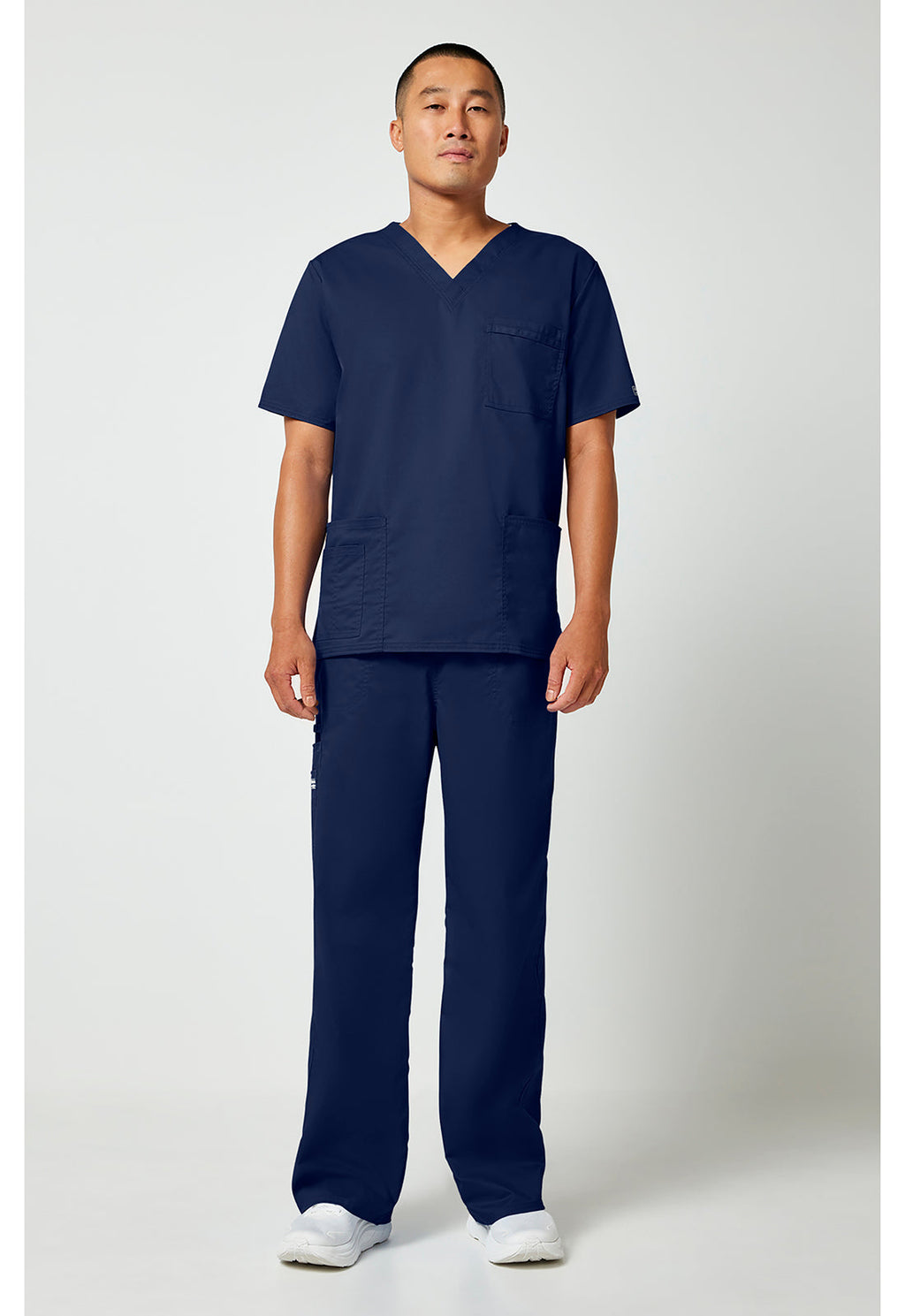Workwear Core Stretch 4725 Unisex Unisex V-Neck Scrub Top Navy