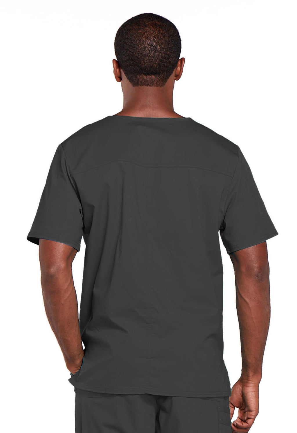 Workwear Core Stretch 4725 Unisex Unisex V-Neck Scrub Top Pewter