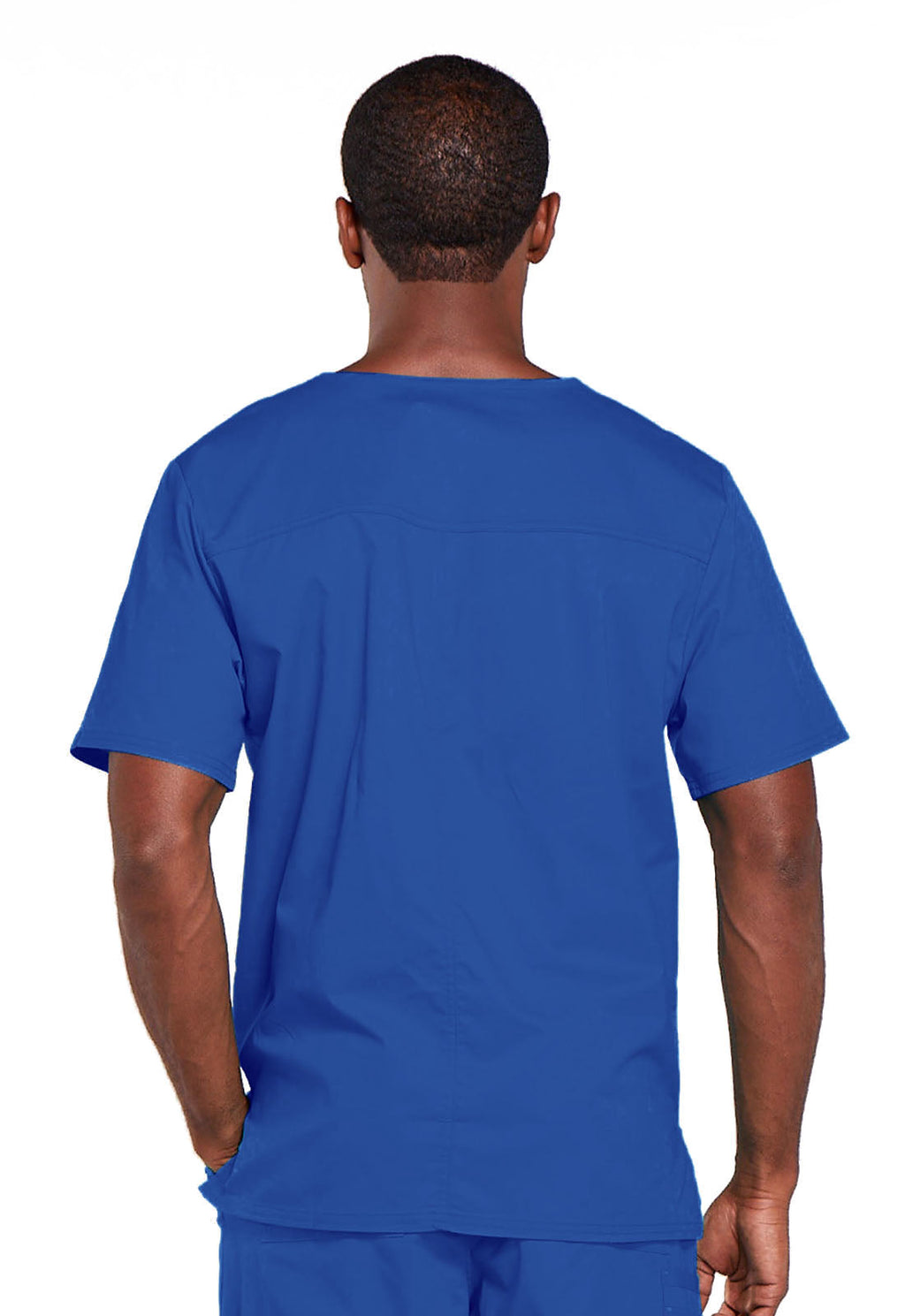 Workwear Core Stretch 4725 Unisex Unisex V-Neck Scrub Top Royal
