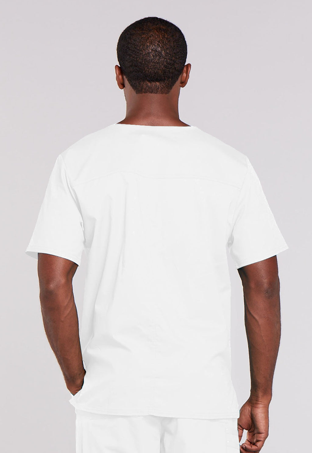Workwear Core Stretch 4725 Unisex Unisex V-Neck Scrub Top White