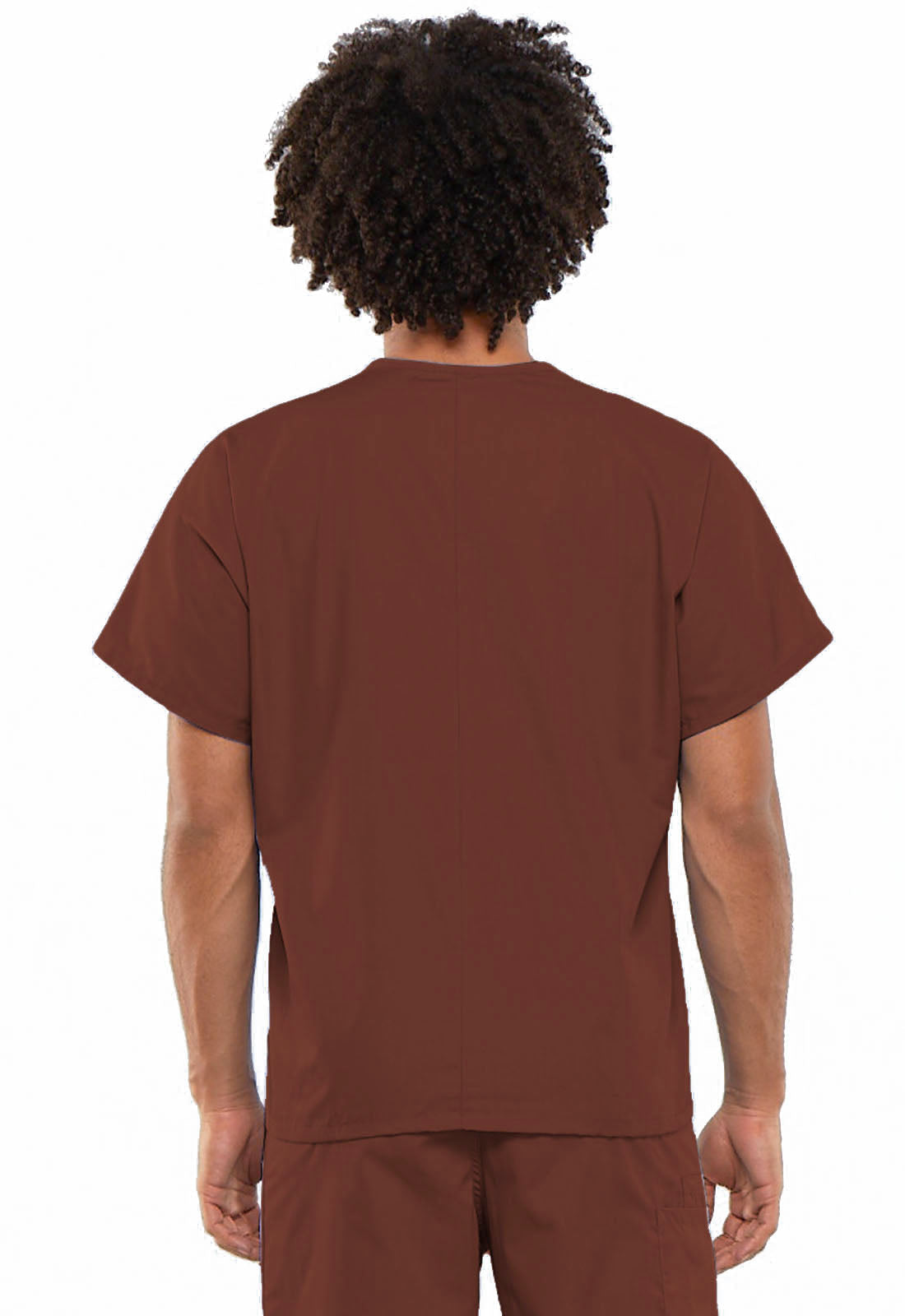 Workwear Originals 4777 Unisex Unisex V-Neck Tunic Chocolate