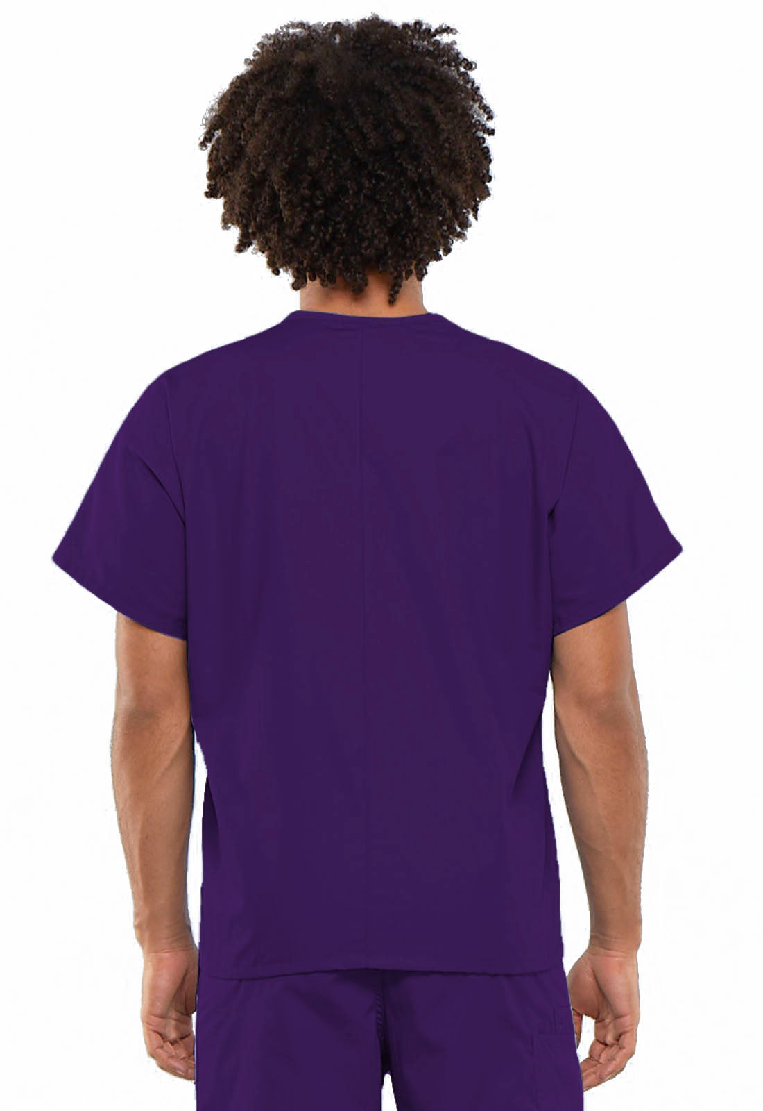 Workwear Originals 4777 Unisex Unisex V-Neck Tunic Eggplant