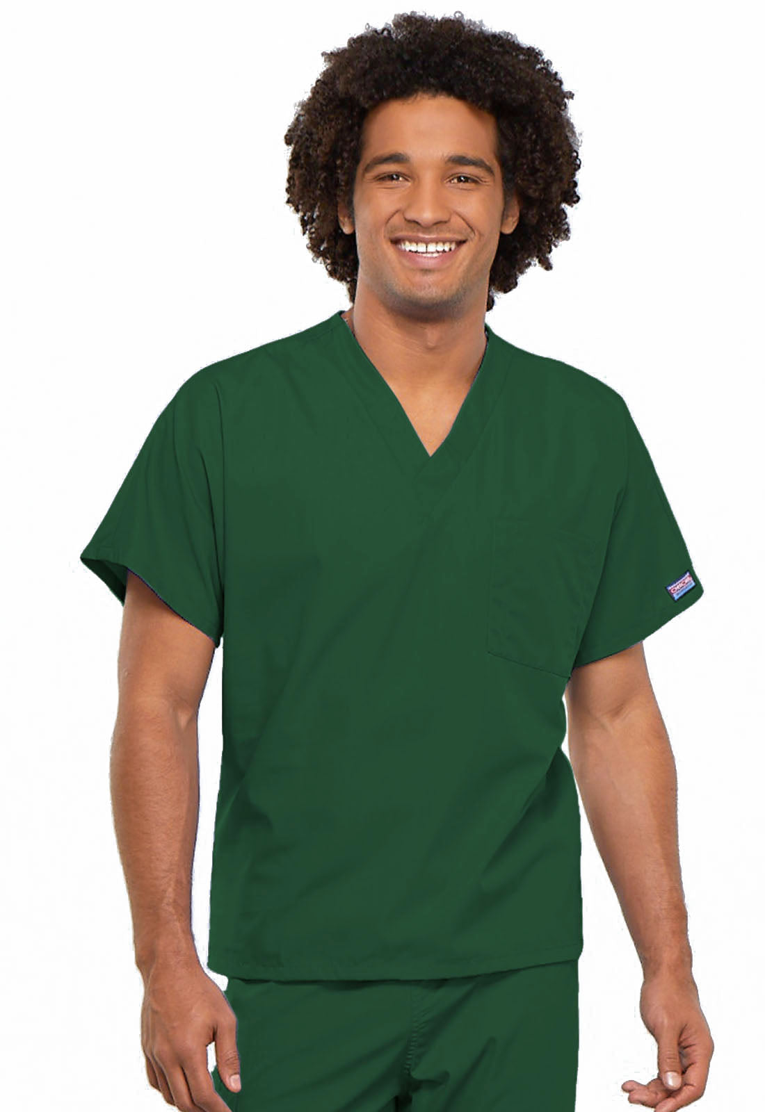Workwear Originals 4777 Unisex Unisex V-Neck Tunic Hunter Green