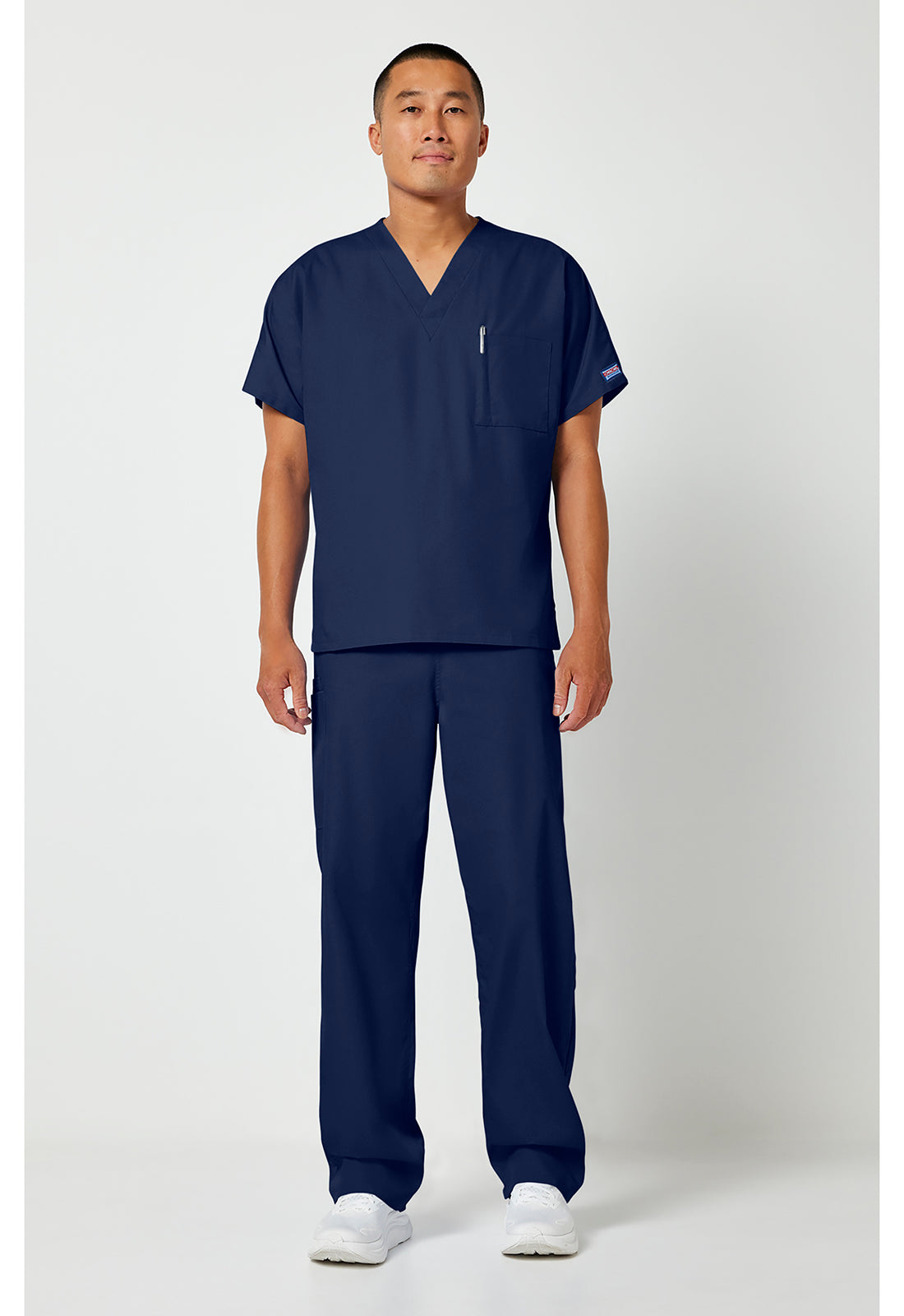 Workwear Originals 4777 Unisex Unisex V-Neck Tunic Navy