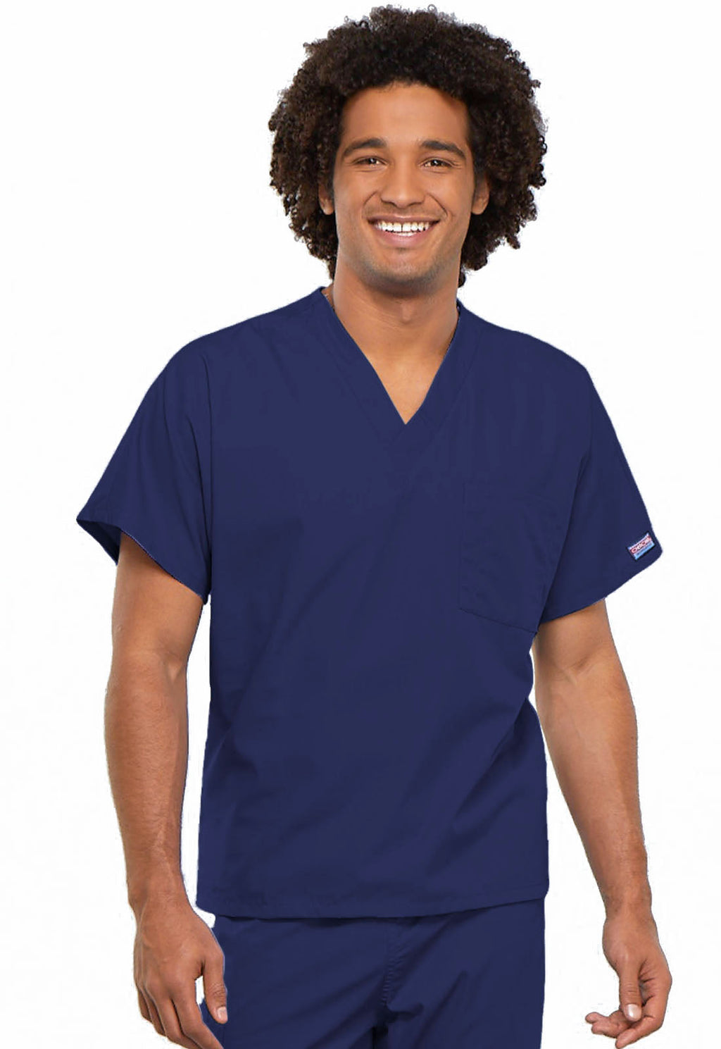 Workwear Originals 4777 Unisex Unisex V-Neck Tunic Navy