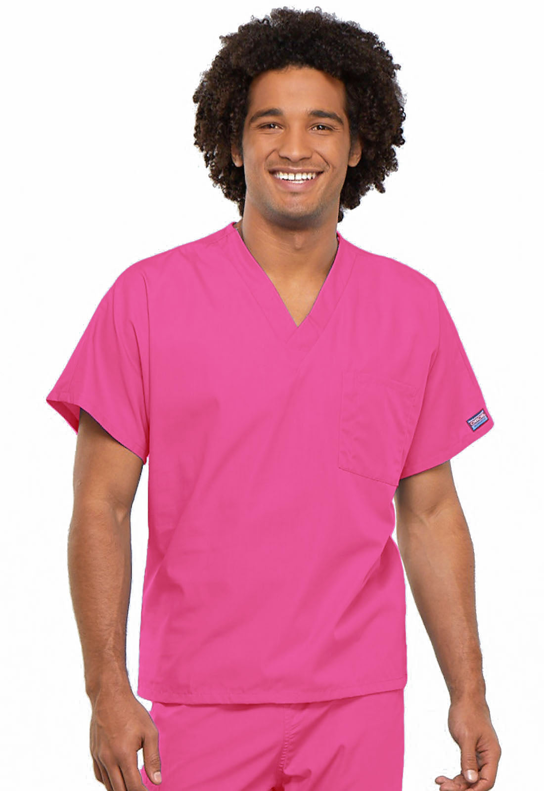 Originals 4777 Unisex V-Neck Tunic Shocking Pink
