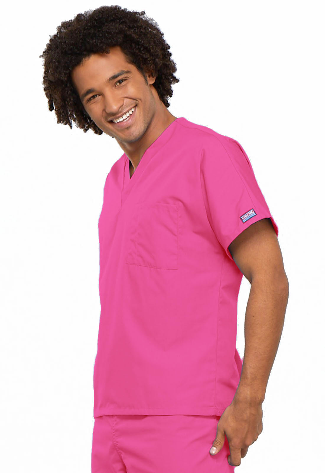 Originals 4777 Unisex V-Neck Tunic Shocking Pink