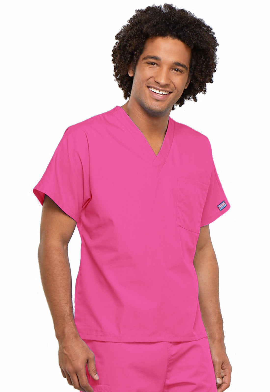 Originals 4777 Unisex V-Neck Tunic Shocking Pink