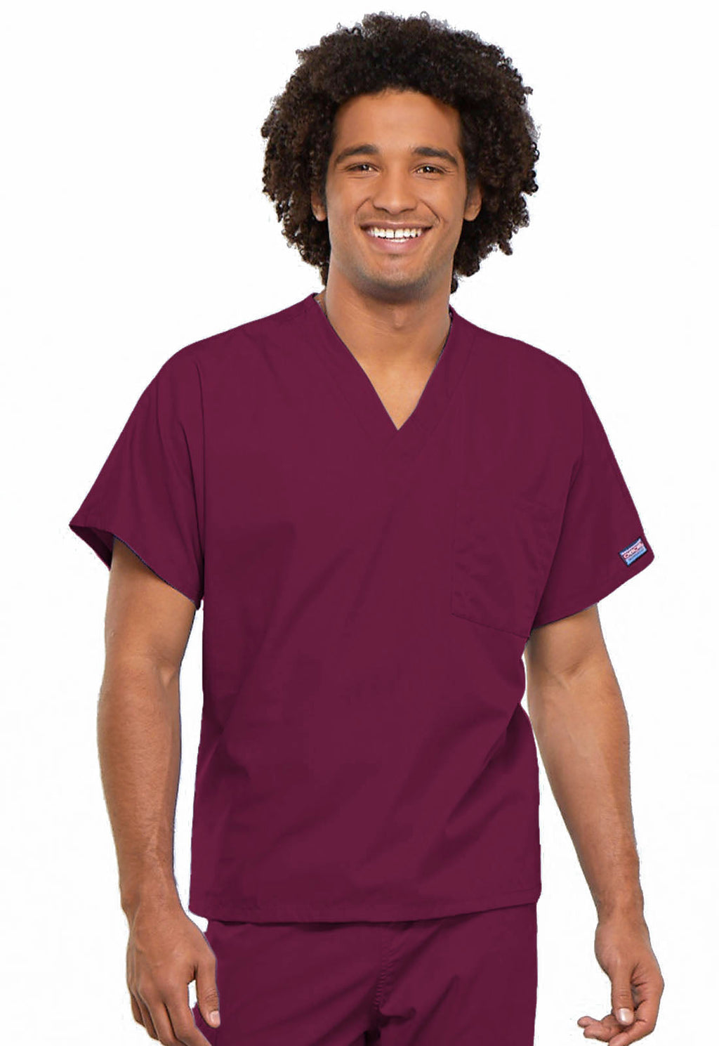 Workwear Originals 4777 Unisex Unisex V-Neck Tunic Wine