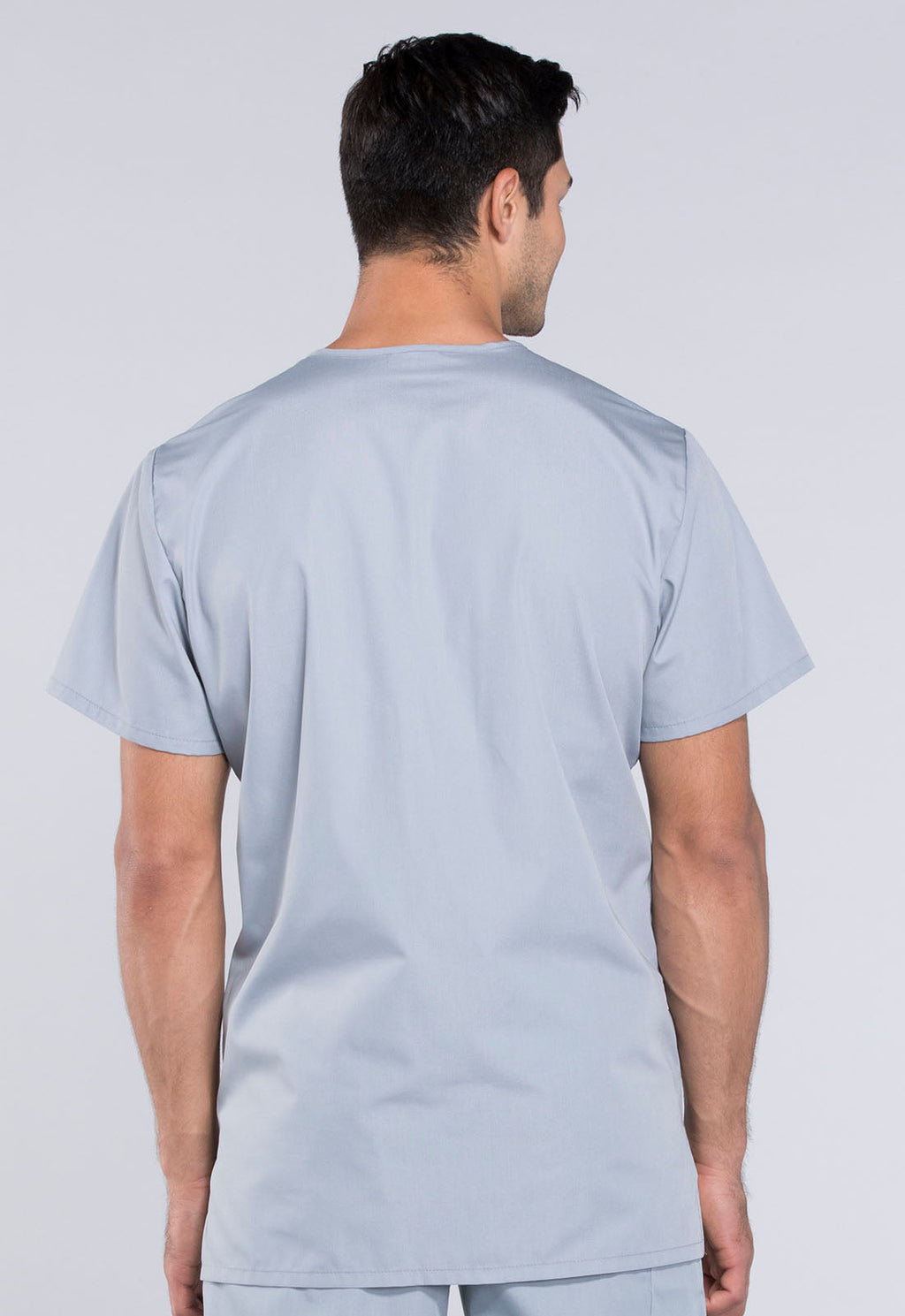 Workwear Originals 4876 Unisex Unisex V-Neck Scrub Top Grey
