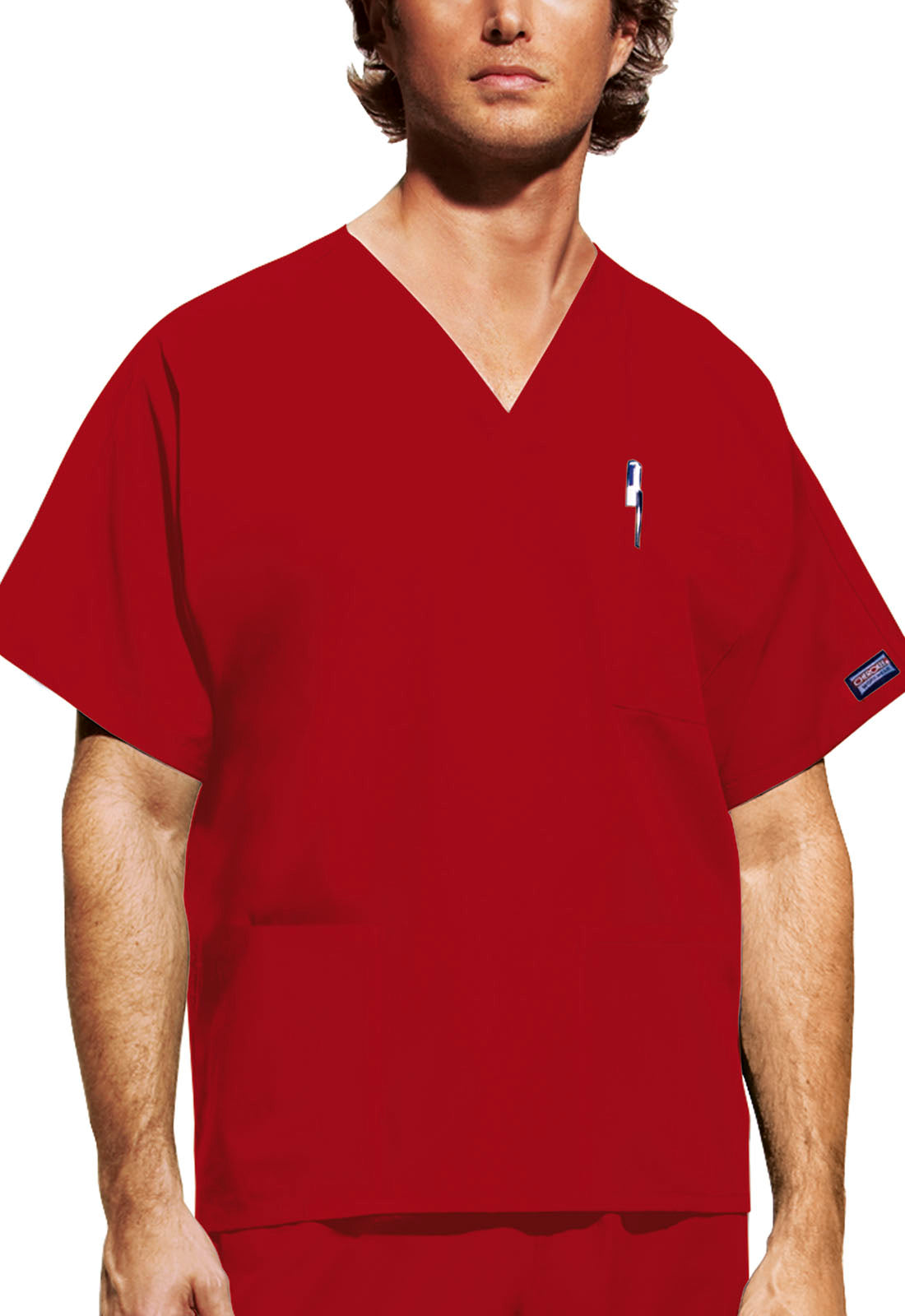 Originals 4876 Unisex V-Neck Top Red